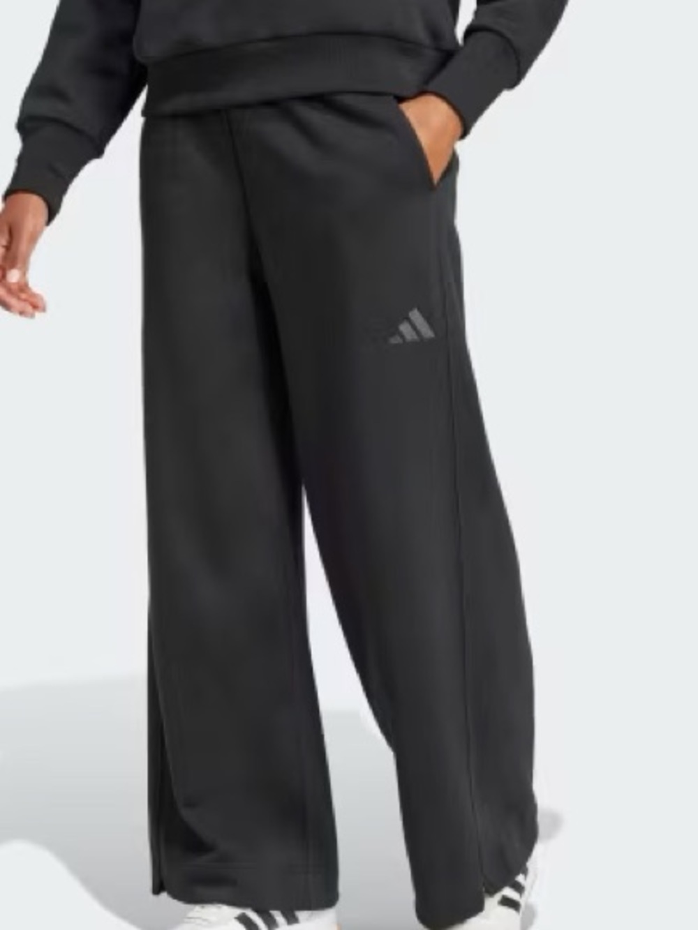 Adidas ALL SZN FLEECE LOOSE WIDE-LEG PANTS